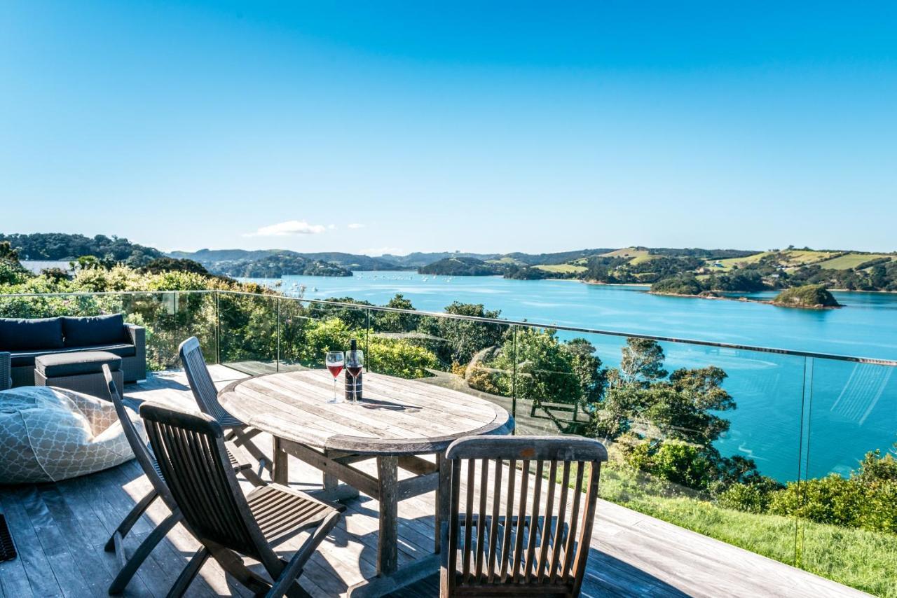 Вилла Ocean View Te Whau Bay Экстерьер фото