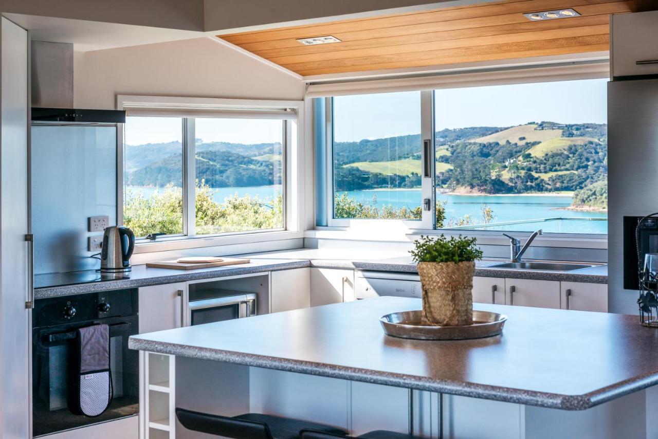 Вилла Ocean View Te Whau Bay Экстерьер фото