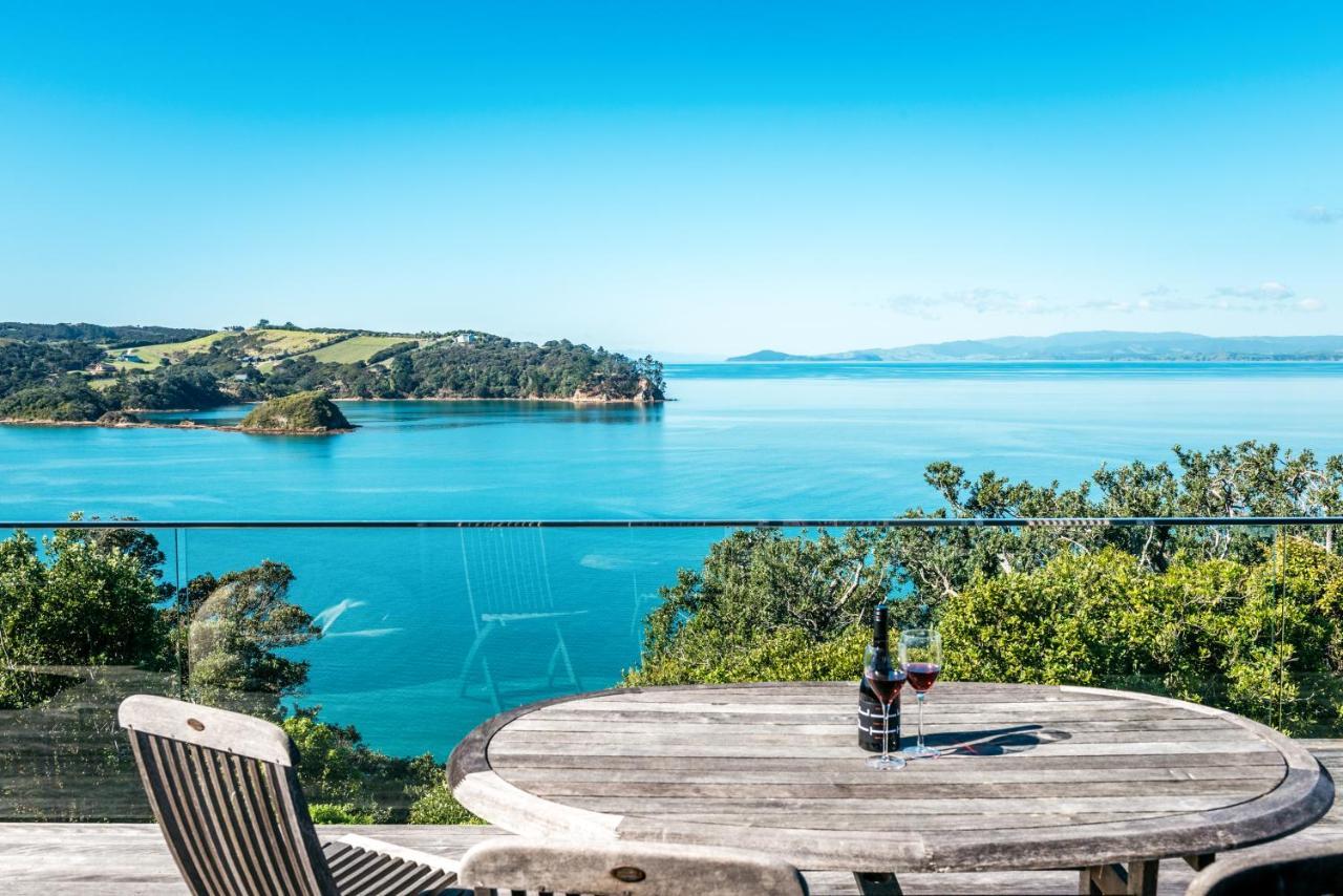 Вилла Ocean View Te Whau Bay Экстерьер фото